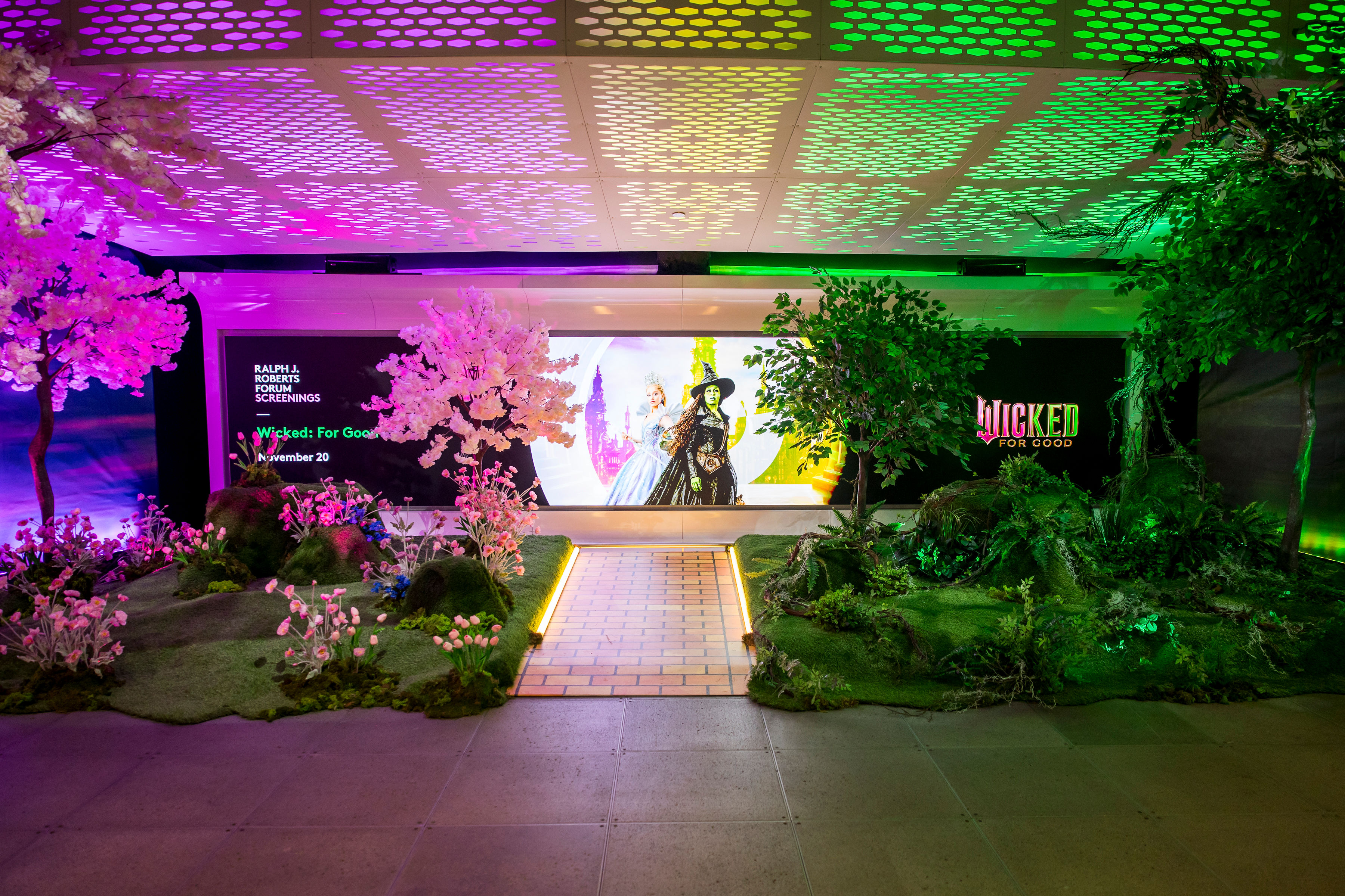 Wicked immersive entrance installation