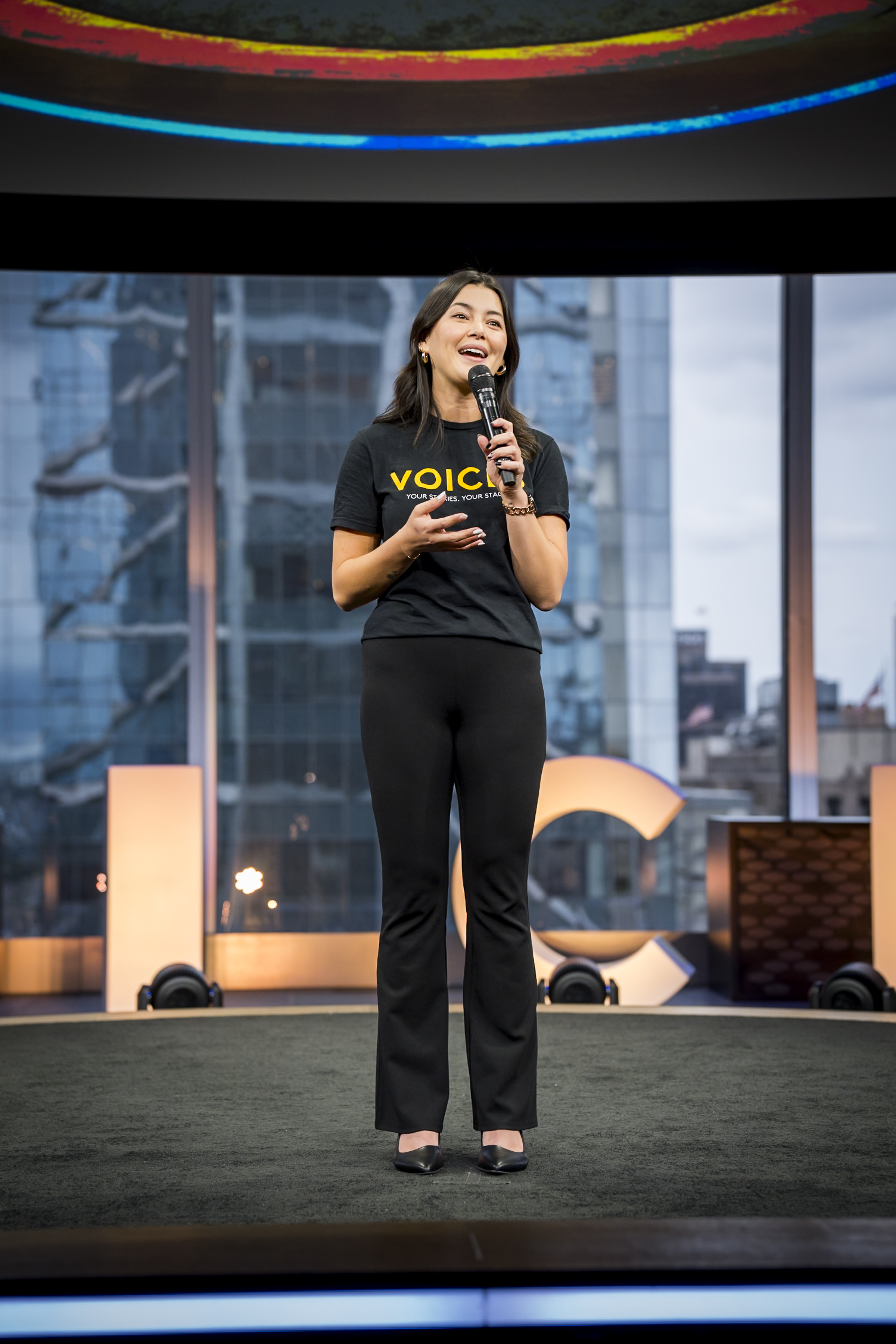 VOICES — Madeleine on stage