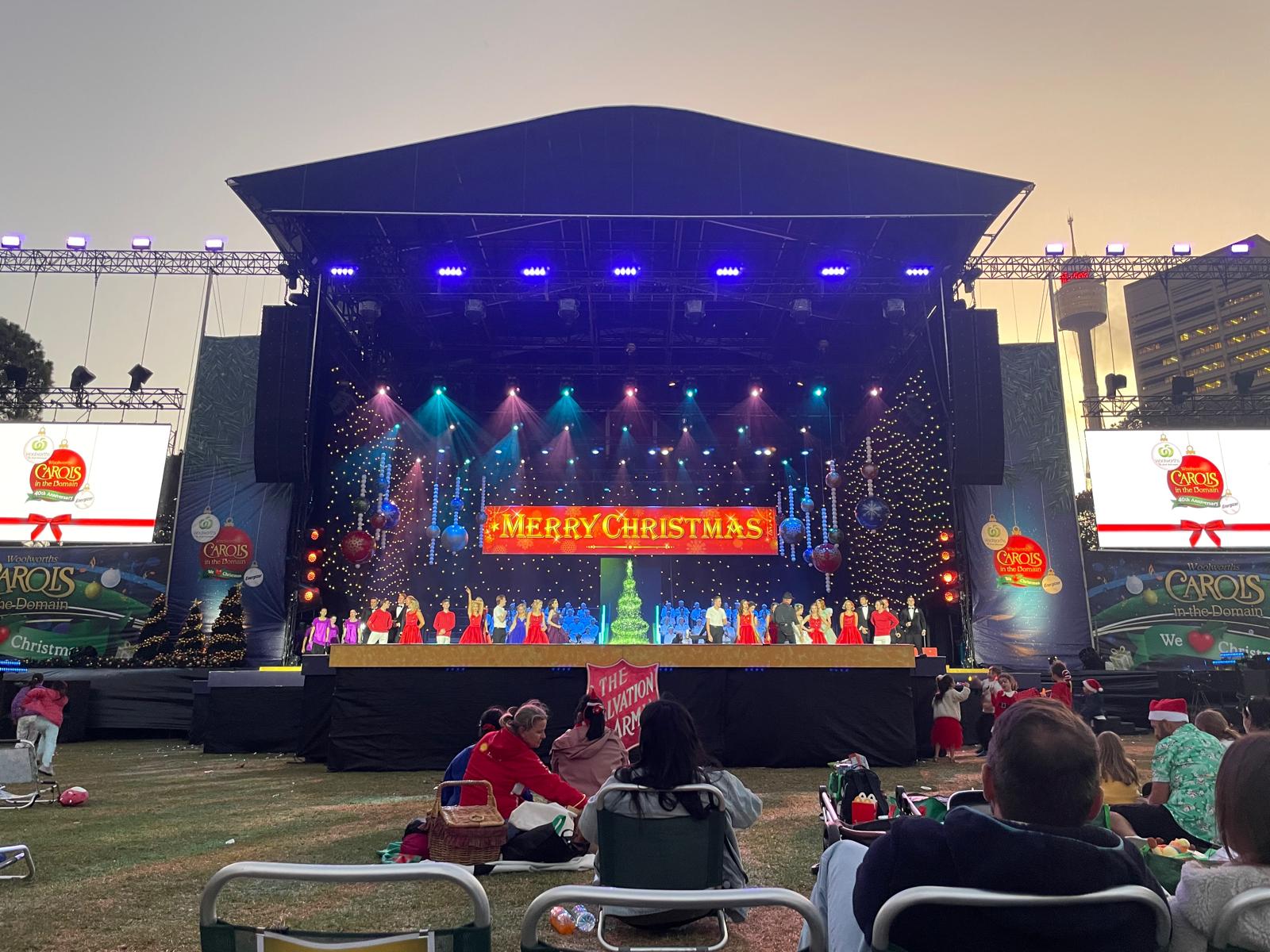 Carols in the Domain live broadcast
