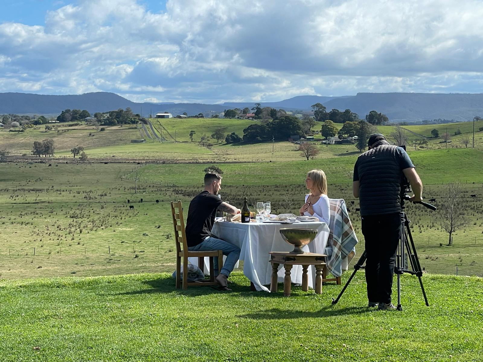 Rural Australia location shoot