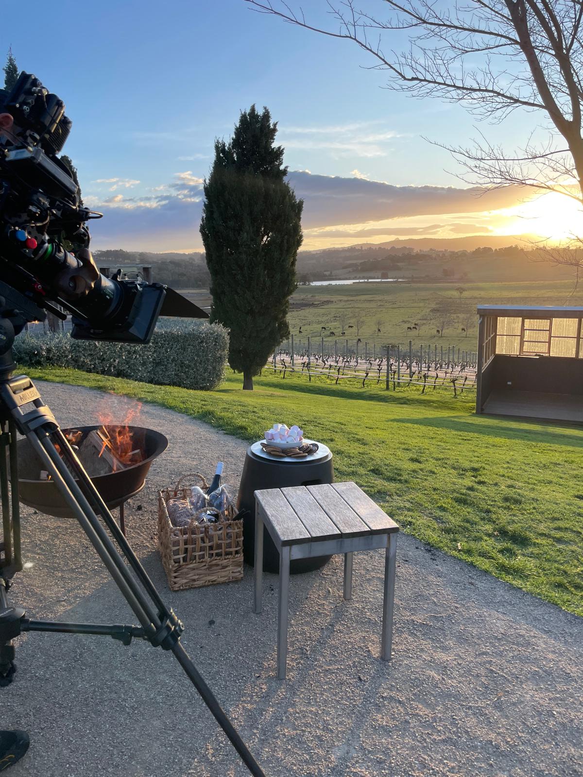 Sunset countryside shoot