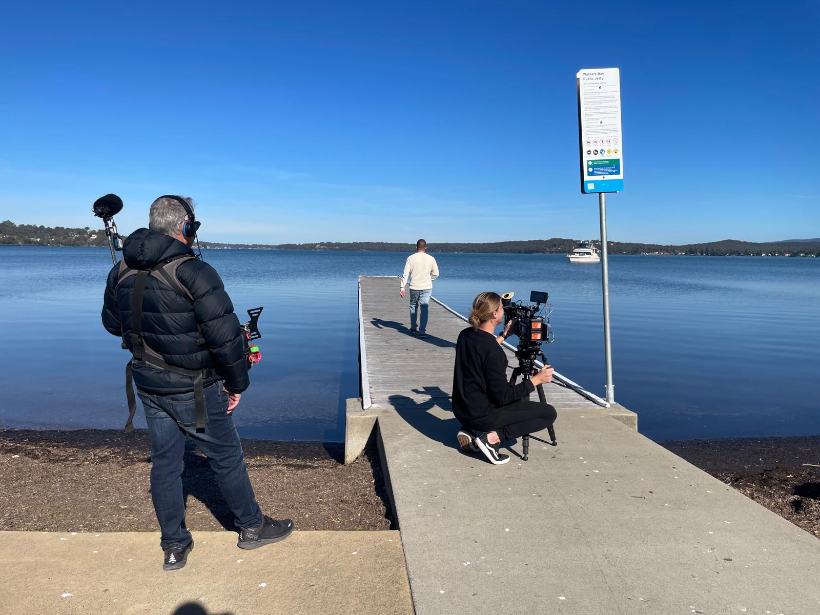 Sydney harbour jetty shoot